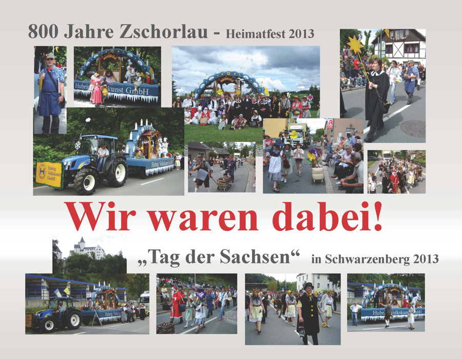Wir waren dabei! Hubrig Volkskunst GmbH beteiligte sich am Festumzug zum Tag der Sachsen. Hier finden Sie eine kleine Auswahl an Bildern